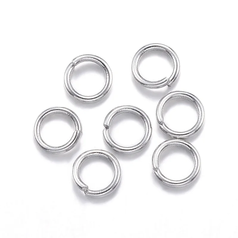 

3mm/7mm Stainless Steel Jump Rings Close but Unsoldered Wholesale Jewelry Findings