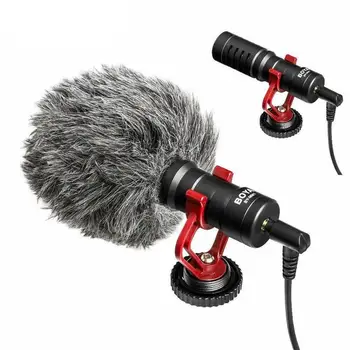 

BOYA BY-MM1 Cardioid Microphone Microphone with Shock Mount for Digital SLR Cameras Smartphones Video Recorders