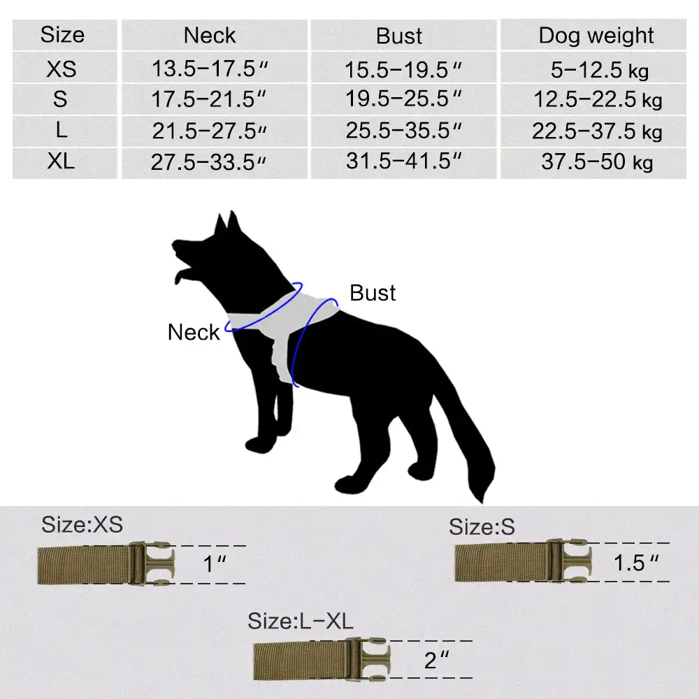 spanker tactical dog harness