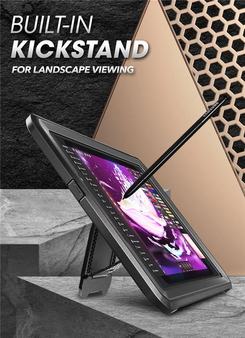 Для samsung Galaxy Tab A 8,0 чехол() SM-T295/SM-T290 SUP чехол UB Pro полный корпус прочный Чехол со встроенной защитной пленкой
