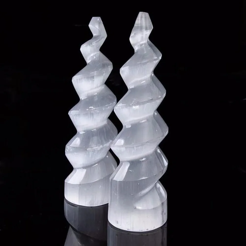 Spiral shape Morocco selenite crystals (1)