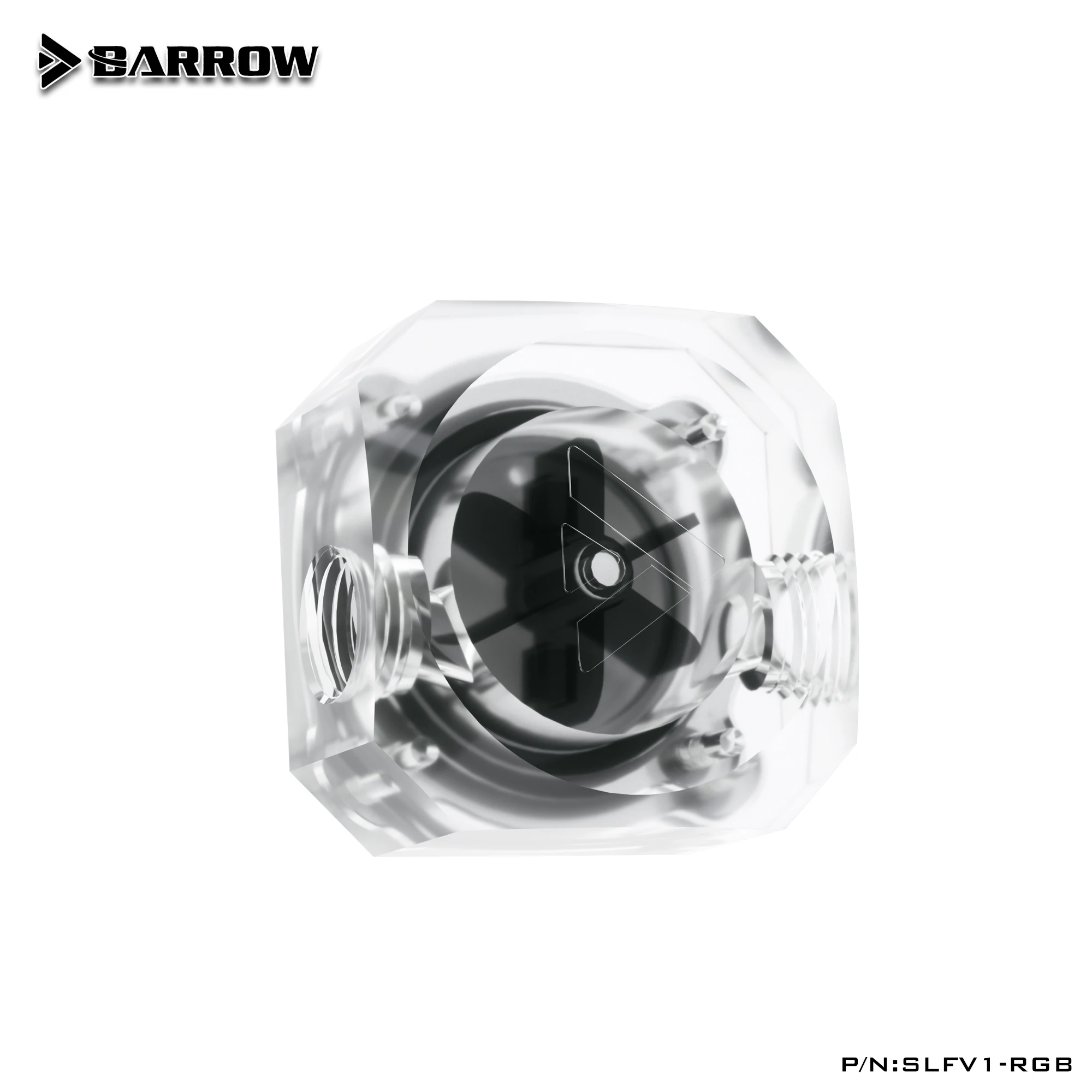 BARROW Water Flow Velocity Meter / Cooler System Transparent 5V 3PIN 12V 4PIN Header RGB connect to AURA SYNC | Компьютеры и офис