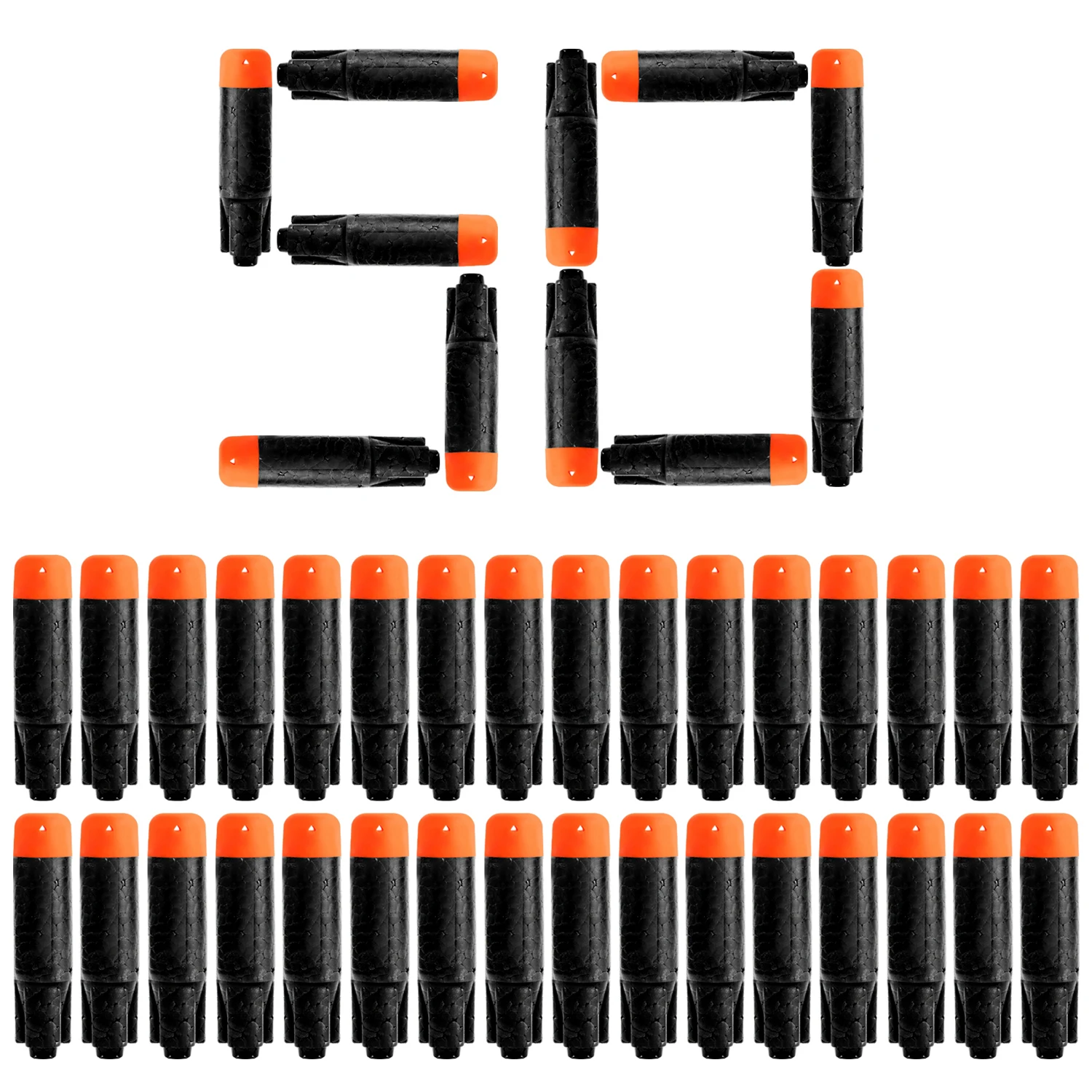 Paquete de 100 piezas de repuesto para dardos Nerf Ultra, balas negras para dardos de repuesto, lo último en Ammos bláster para accesorios Nerf, Compatible con Ultra Ammos|Armas de juguete| -