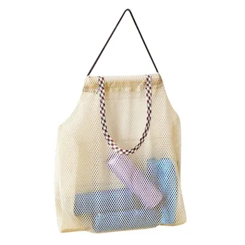 

Hot US Stock Mesh Shoulder Bag Storage Fruit Vegetable Hollow Garlic Onion Hanging Reusable Grocery Tote Bags
