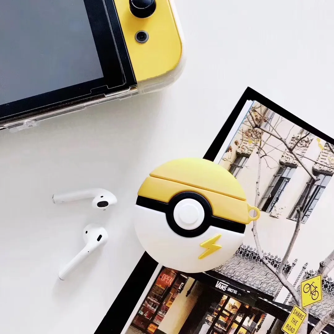 101230 Q UNCLE силиконовые коробки для Apple Airpods противоударный 1/2 поколения Bluetooth гарнитура универсальная маленькая оболочка наушников динозавр - Цвет: 101230