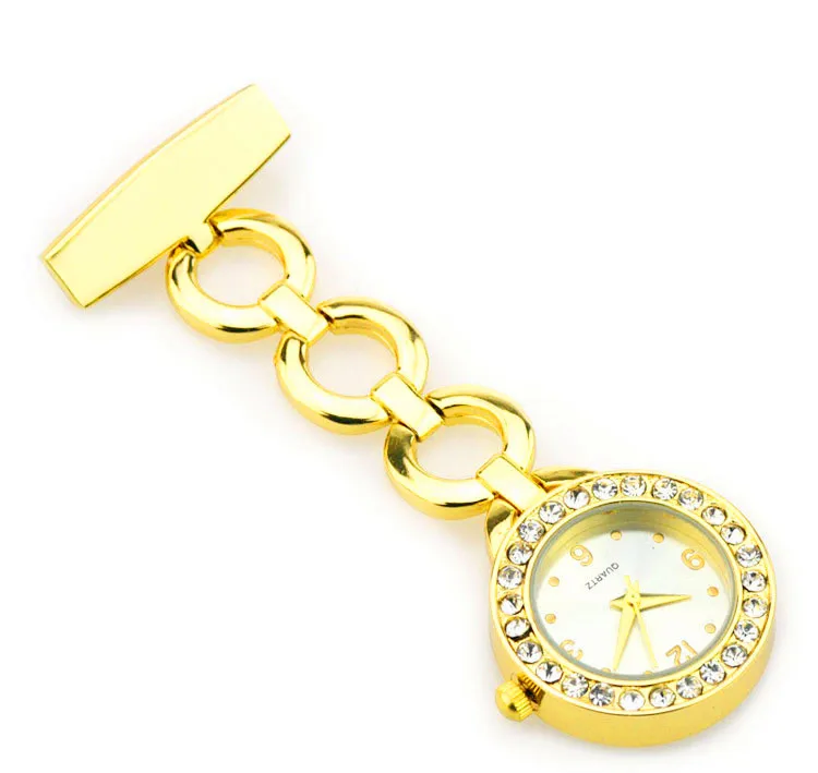 Модные женские карманные часы для медсестер из нержавеющей стали кулон ожерелье кварцевые карманные часы женские Fob часы