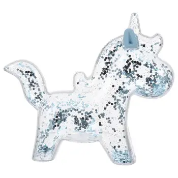 

1Pc Unicorn Piggy Bank Adorable Transparent Gorgeous Saving Pot Piggy Bank Coin Storage Jar for Desktop Bedroom Kids