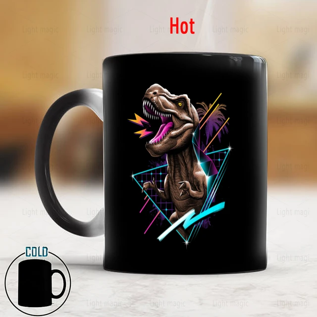 Caneca Personalizada Café - Dinossauro Offline Dino Run Google T-rex