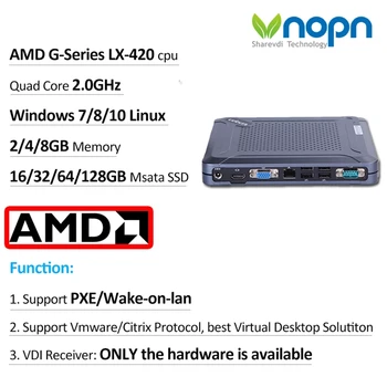 

Mini PC K400-C2 AMD Quad-core 2.0Ghz Small Desktops Windows 7/8/10 Linux 8xUSB HDMI VGA 8G SSD 256G Home Computer with WIFI