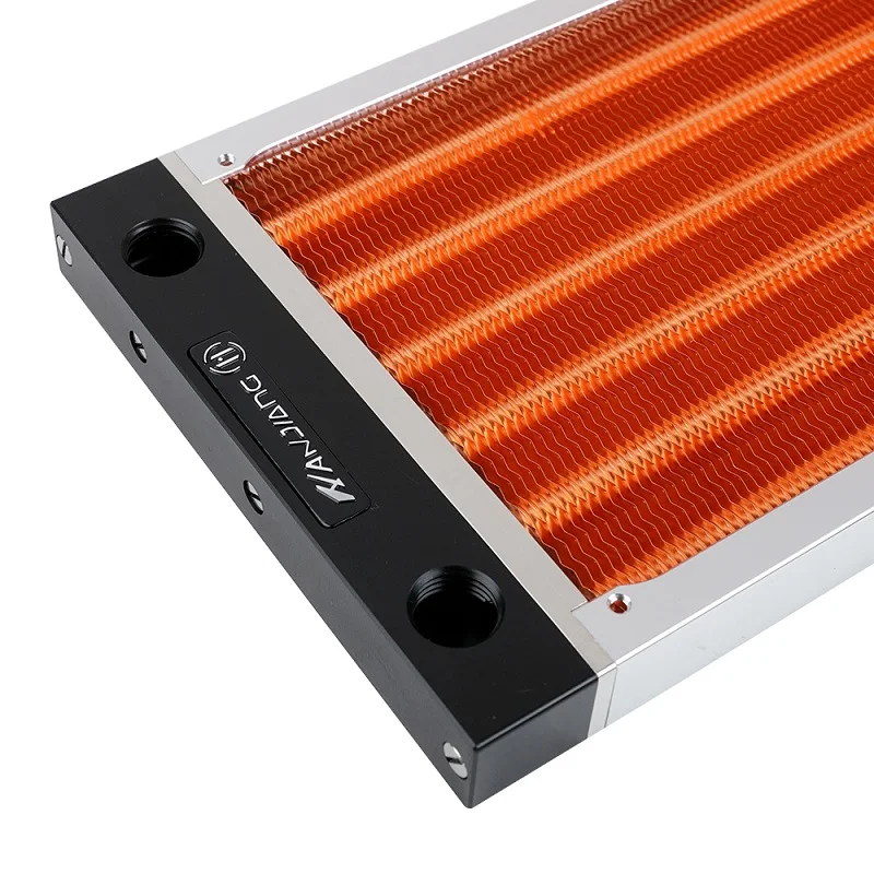 HJ 240MM Super Thin Copper Radiator For A4 CaseMINI Computer Water Cooling Kit Loop Build Heat Sink G1/4Seller Recommend