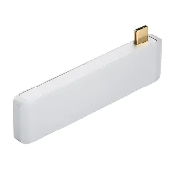 

Portable Aluminum Type-C Hub Adapter for MacBook 5Gbps Secure Digital/TF Card Reader and 3 USB 3.0 Ports