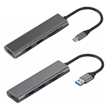 

5 in1 USB C Hub Dongle Card Reader for MacBook Air Pro and Other Type C Laptops