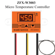 ZFX-W3003 mikro Regulator temperatury termostat termoregulator ogrzewanie i chłodzenie inteligentny Regulator termometr do wody w inkubatorze