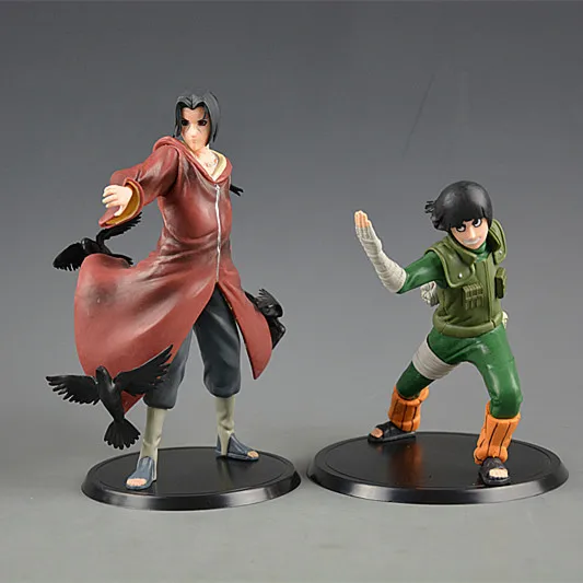

Naruto 17 Generation 2-Konoha Ninja Uchiha Itachi Crow Rock Lee Xiao Li Garage Kit PVC Figurine Decoration