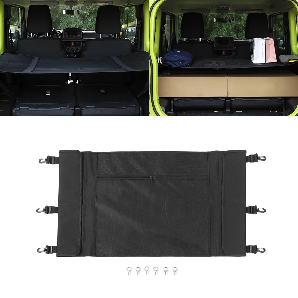 Fur Suzuki Jimny 2019 2020 2021 Jb43 Jb64 Jb74 Auto Gepack Trager Stamm Vorhang Abdeckung Innen Zubehor Schwarz Abs Leinwand Interior Mouldings Aliexpress