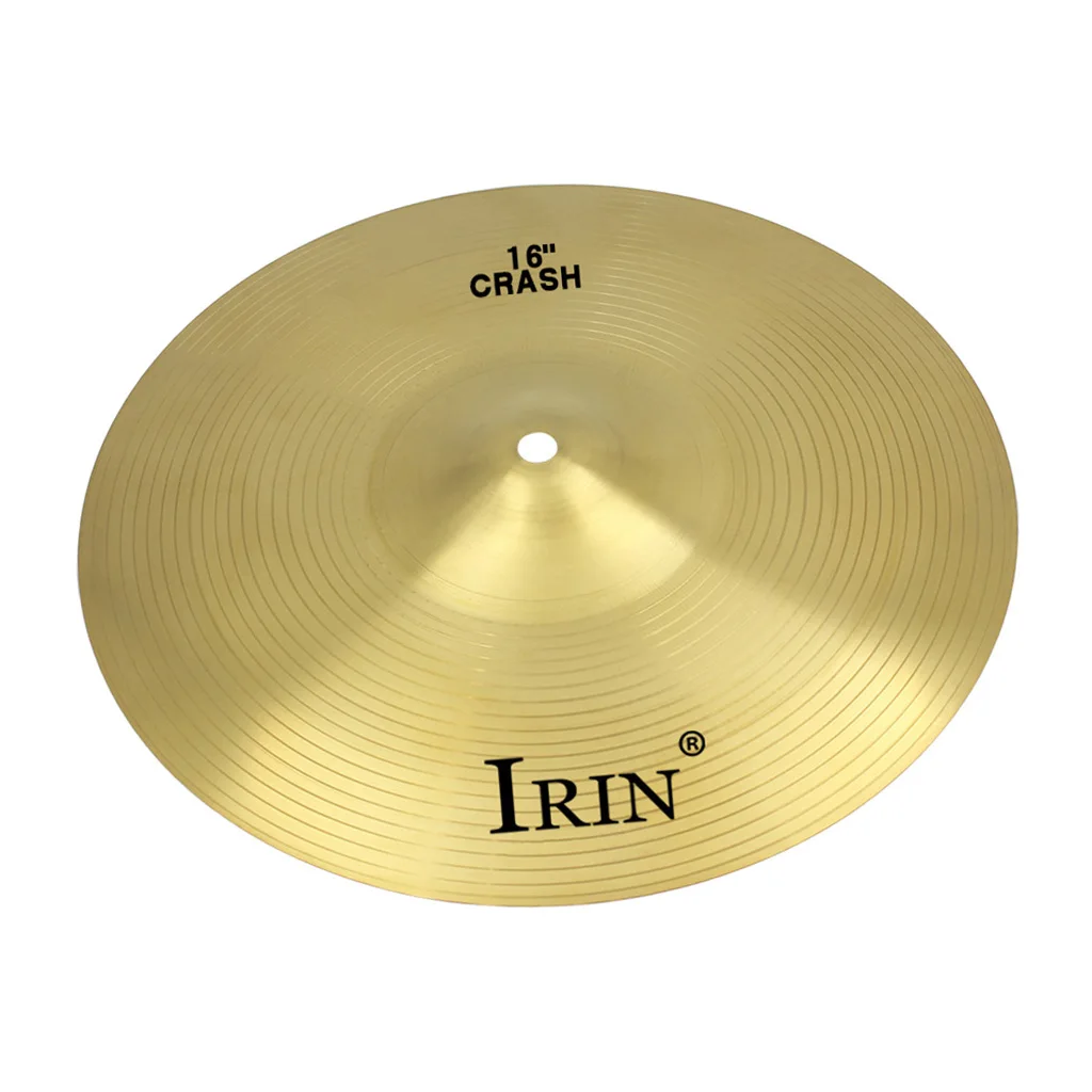 IRIN Professional 16 inch Brass Alloy Crash Ride Hi-Hat Cymbal for Drum Set