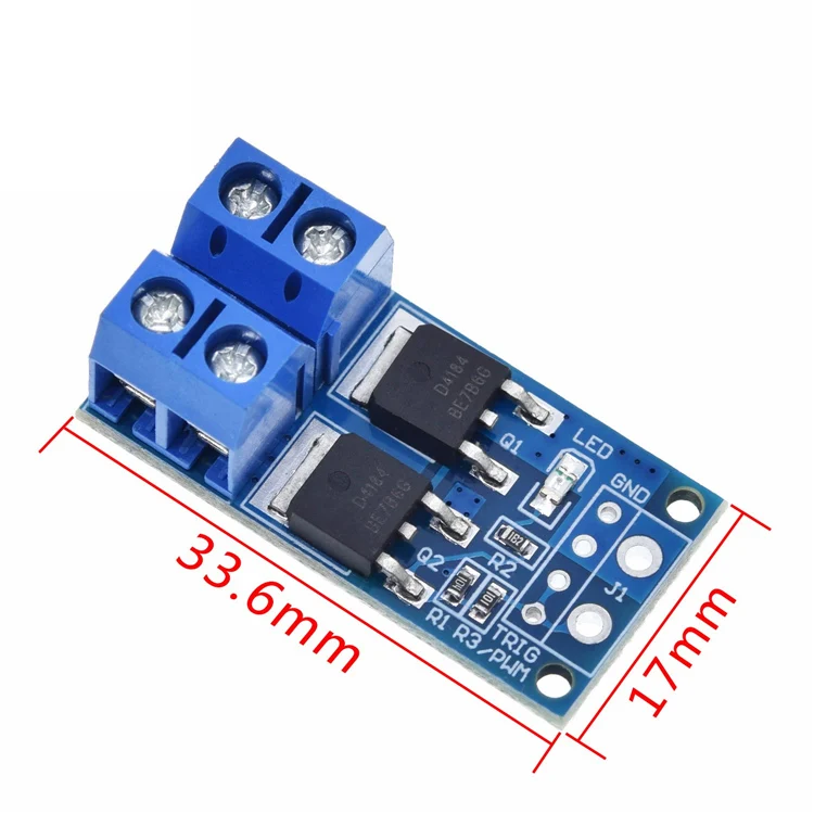 15A 400 Вт MOSFET триггер переключениt приводной модуль PWM регулятор Управление Панель