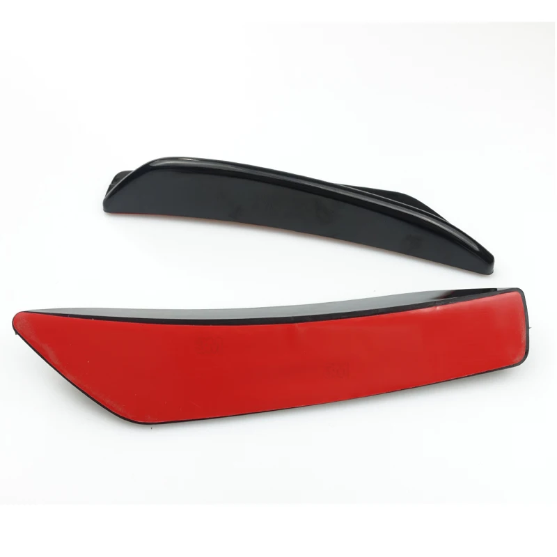 Front Bumper Fog Lamp Side Canards Fins Lip Splitters Air Trim for Mercedes Benz A Class W177 AMG A160 A180 A200 A250 A35 car bumper spoiler bumper lip bumper strip bumper lip decoration car rear bumper lip front bumper decoration front bumper cover car side spoiler