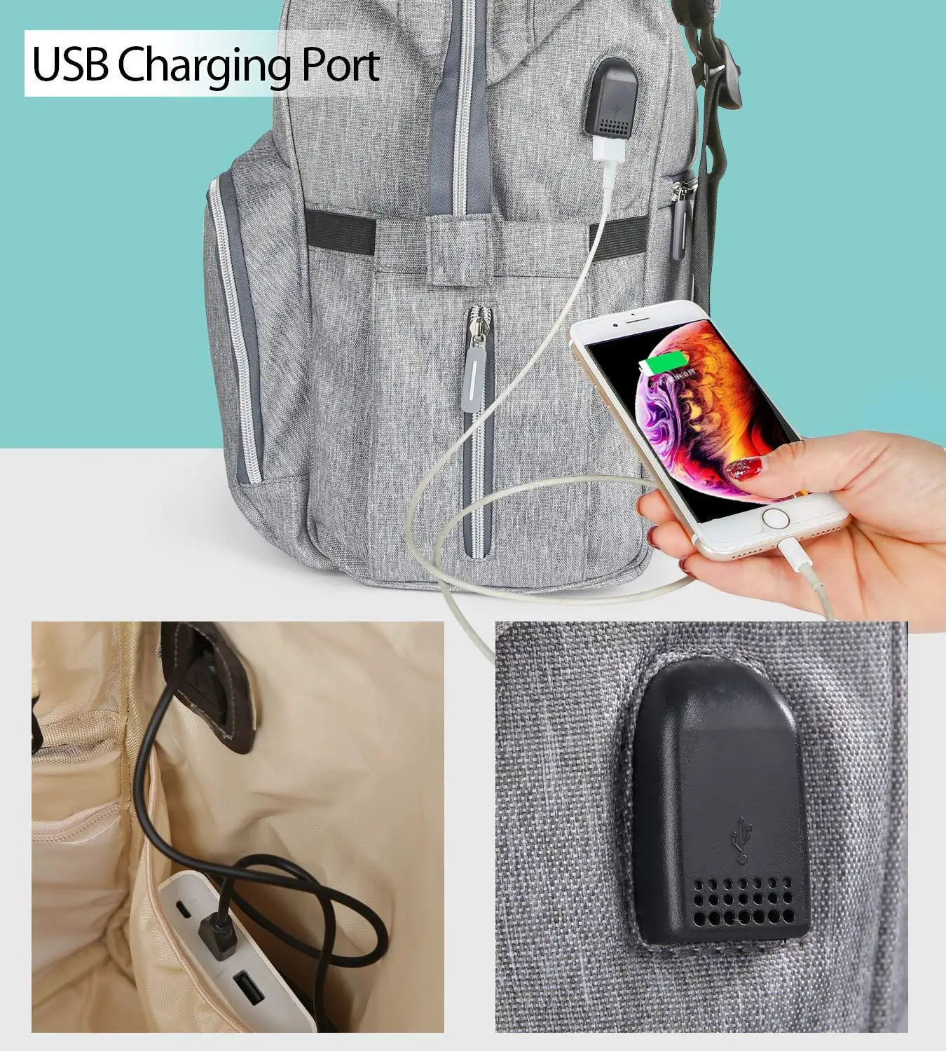 USB сумка для подгузников, сумка для мам, сумка для подгузников, сумка для детских колясок, дорожная сумка для мам