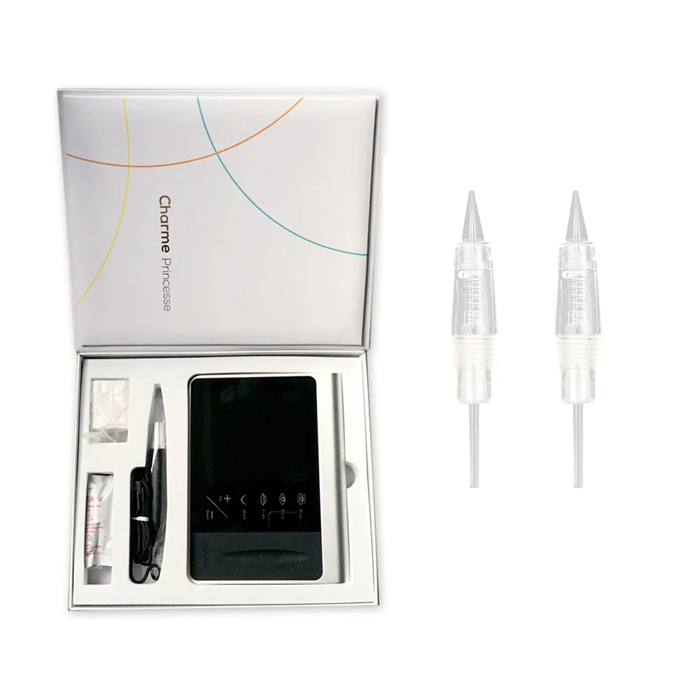 Pannel machine kit Профессиональная роторная машинка для татуажа, ручка для перманентного макияжа, бровей, губ, микроблейдинга, сделай сам, комплект с иглой для татуажа - Цвет: Pannel machine kit