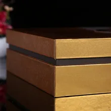 Роскошный Пользовательский логотип бумажная подарочная упаковка ювелирные изделия коробка- DH11728