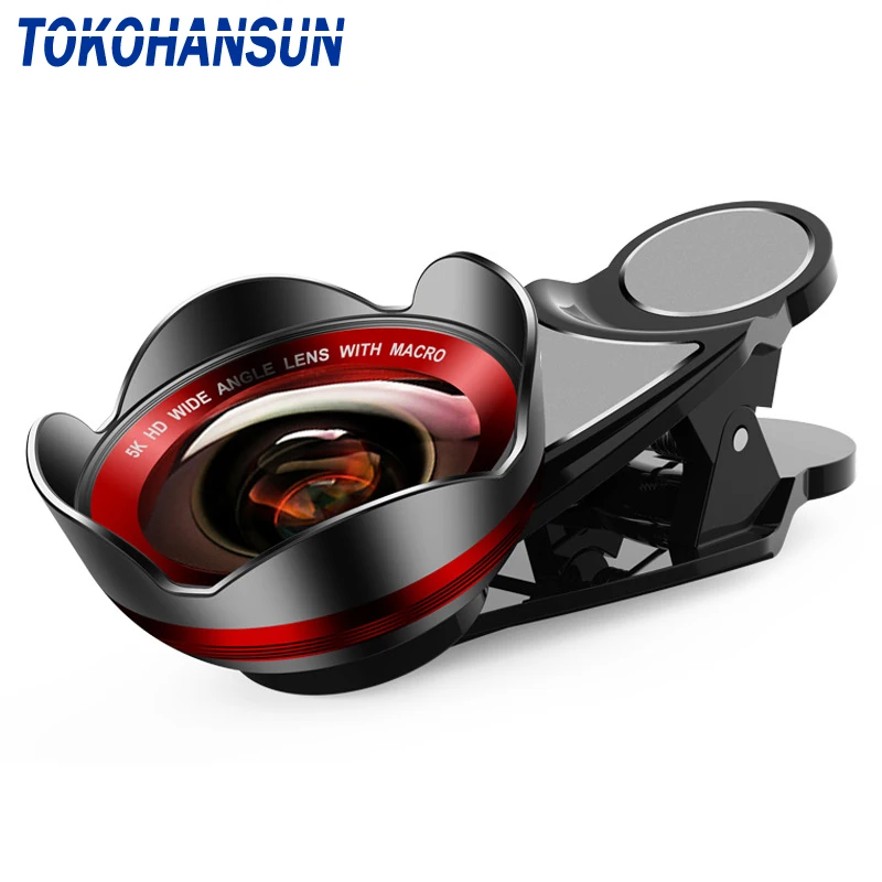Набор объективов для телефона TOKOHANSUN HD 5K с супер широким углом обзора и 15x