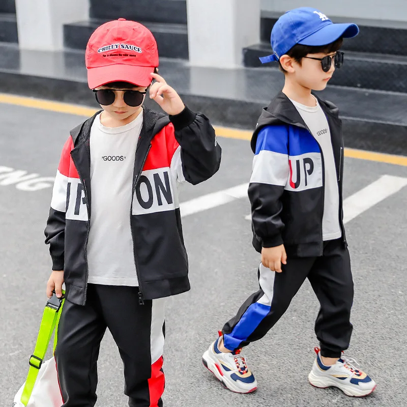 

BOY'S Spring Clothing Set 2020 New Style Children Boy Western Style Korean-style Handsome Spring And Autumn Western Style Sports