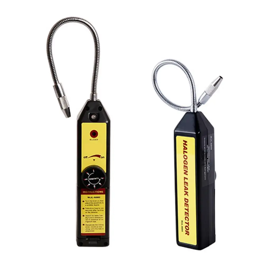 

WJL-6000 Freon Leak Detector Halogen Refrigerant Gas Leakage Tester HVAC Air Condition R22 R410A R134A CFC