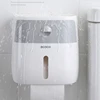 Waterproof Toilet Paper Holder Plastic Paper Towels Holder Wall Mounted Bathroom Shelf  Storage Box Portable Toilet Roll Holder ► Photo 2/6