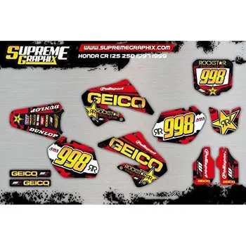 

Kit Adhesivos Honda CR 125 250 1997 1999 ADESIVY Stickers