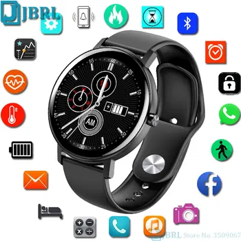 

Round Smart Band Men Women Smart Bracelet Fitness Tracker For Android IOS Smartband New Full Touch Wristband Smart Wrist Band