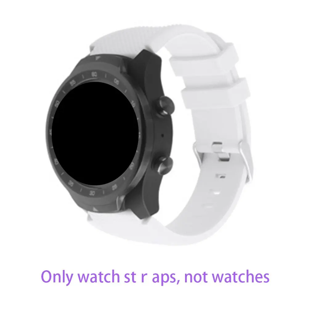 

Stylish Replacement Watch Strap For TicWatch Pro Watch Silicone Watch Bracelet Belt Watchband Watch Men Women Accessories
