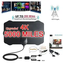 Горячая мини-щит форма HD ТВ антенна HDMI кабель 4K HD внутренний цифровой антенный усилитель сигнала