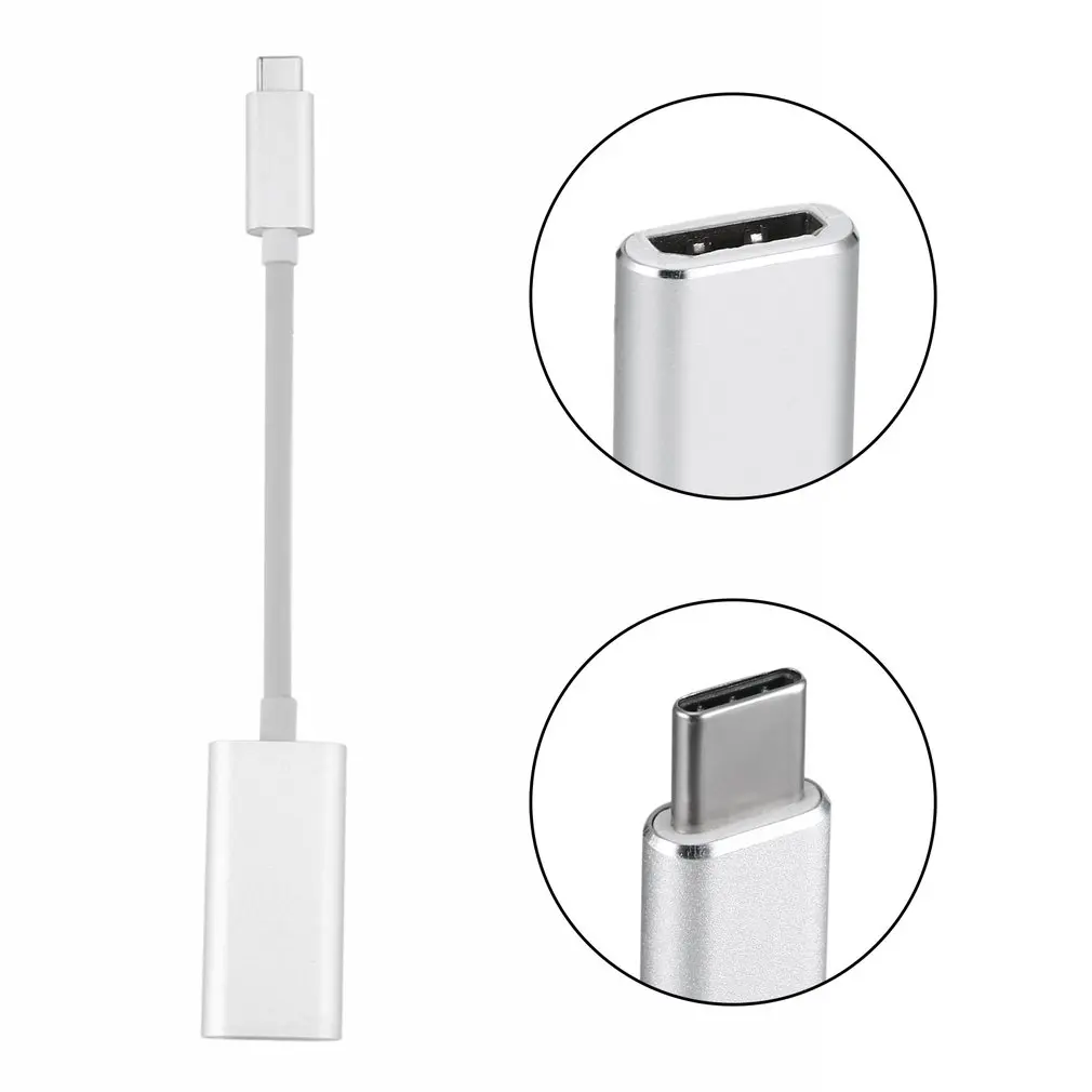 4k Ultra HD USB 3,1 USB-C type C к HDMI HDMI-A F-адаптер HDTV ключ Кабельный адаптер-переходник для MacBook для Lumia950XL
