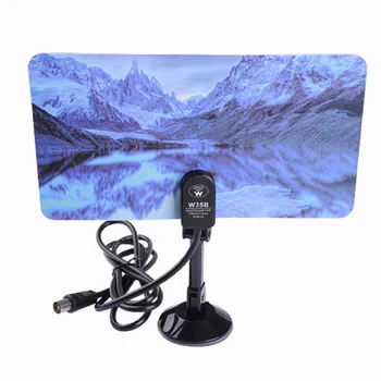 

LEORY 35dBi DVB-T Digital Indoor TV Antenna VHF 170-230MHZ, UHF 470-860MHZ for HD/DTC Receiver, PC, Notebook, DTV/HDTV