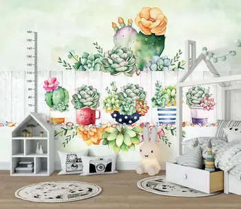 

[Self-Adhesive] 3D Succulents 17830 Wall Paper mural Wall Print Decal Wall Murals