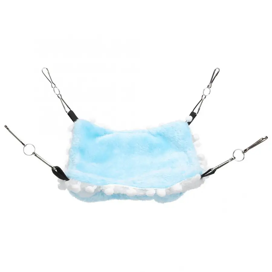 Small Pet Hamster Hammock Soft Plush Warm Nest Hanging Sleeping Bed for Sugar Glider | Дом и сад