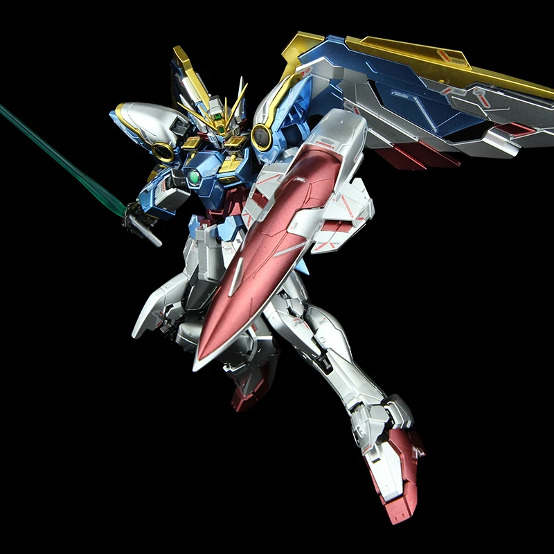 BANDAI RG 1/144 XXXG-01W крыло Гандам EW KA металлическая окраска экшн-игрушки Фигурки Сборная модель очень популярный подарок
