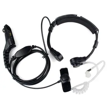 

Oppxun New Finger PTT Throat MIC Covert Earpiece Headset for Motorola XIR P8268 P8260