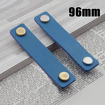 

Cabinet Handle Imitation Leather Dresser Drawer Door Knobs Furniture Cupboard