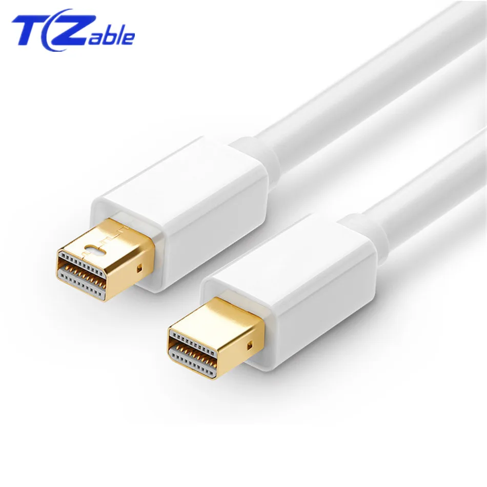 

Mini Displayport Cable Mini DP To Mini DP Adapter 2560*1600 Audio & Video Synchronize Mini DP Converters 1.8Meter Gold Plated