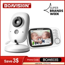 VB603 Video Baby Monitor 2.4G Wireless With 3.2 Inches LCD 2 Way Audio Talk Night Vision Surveillance Security Camera Babysitter
