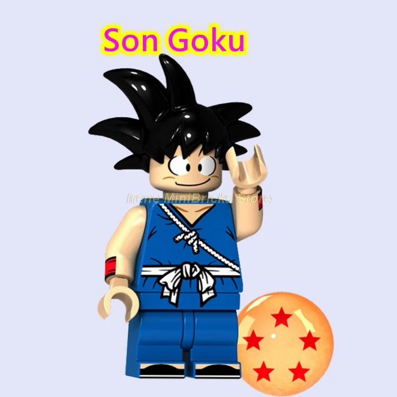 Dragon Ball Super Broly фигурки Модель Сон Гоку Вегета одной продажи строительные блоки игрушки для детей Marvel Фильм аниме создатель - Цвет: Son Goku