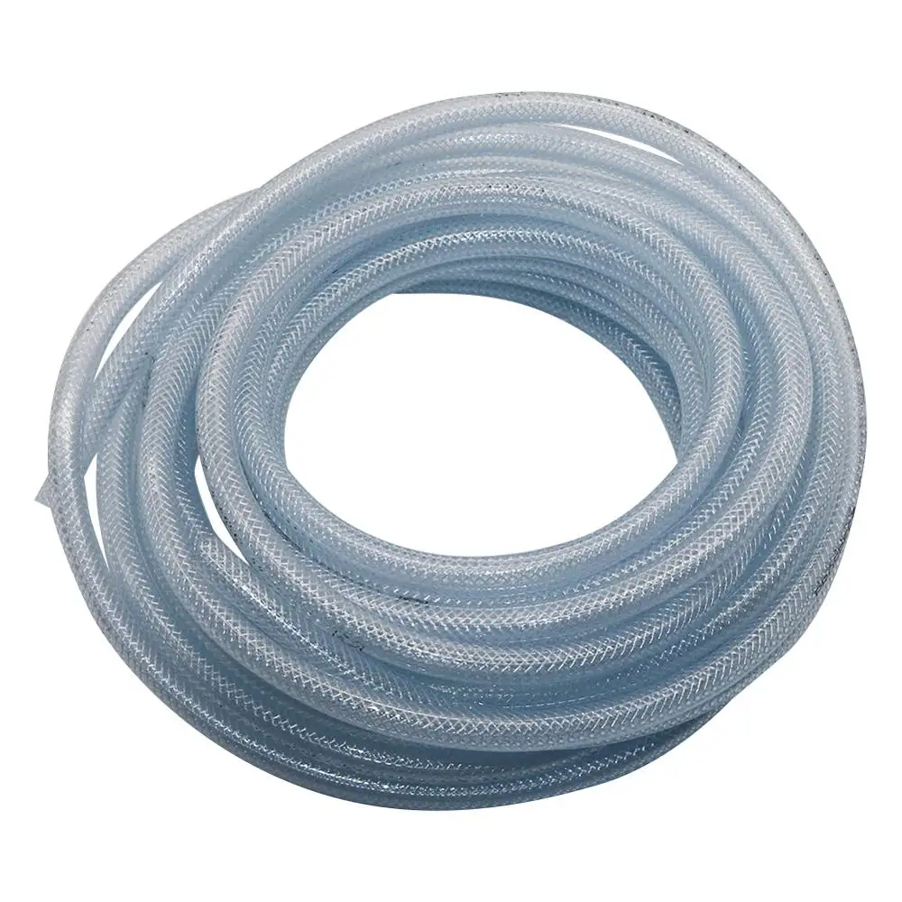 Plumbing Hose 1m 8/12mm PVC Braid Reinforced Aquarium Fish Tank Irrigation
