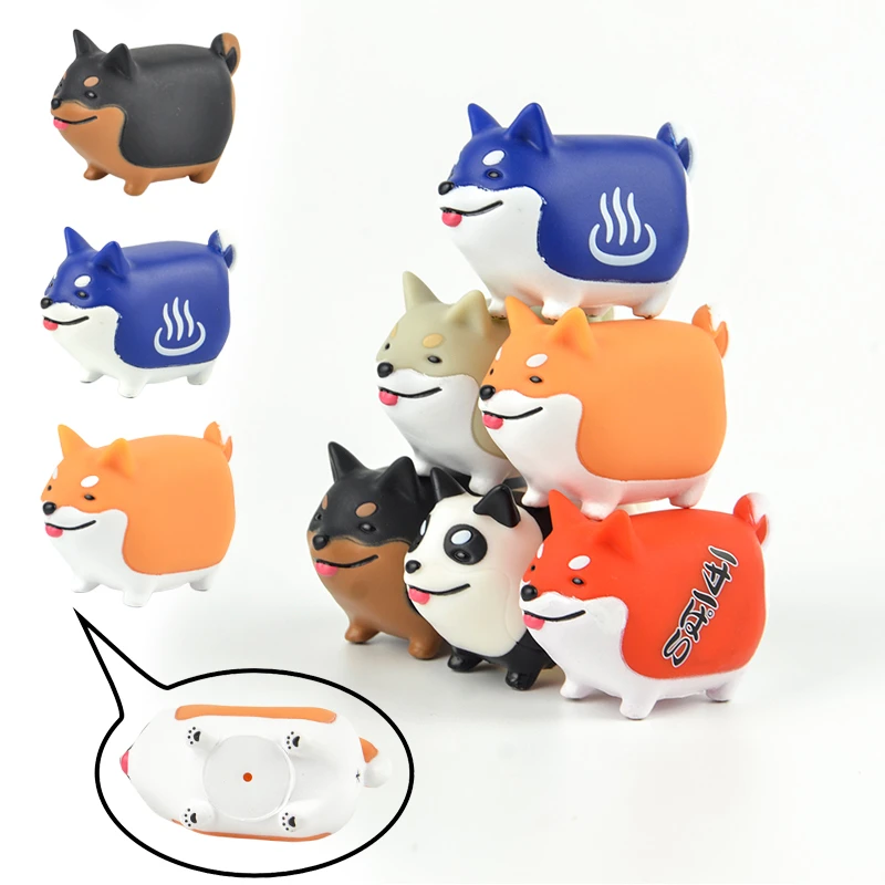 日本本ガシャポンカプセル玩具かわいいmasoct笑顔は黄黒柴犬コスプレパンダスパ赤スキン犬フィギュア Blind Box Aliexpress