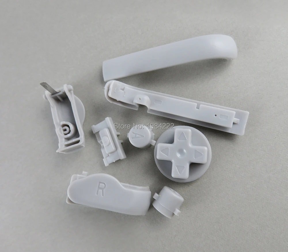 30 комплектов OEM D колодки кнопки включения питания для Gameboy Advance A B L R кнопки клавиатуры для GBA d-pad кнопки