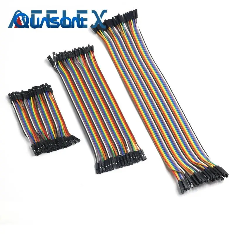 Câbles Dupont cavalier pour arduino, 40 broches, 10CM, 20CM, 30CM, mâle à mâle + femelle à mâle et femelle à femelle, KIT de bricolage ► Photo 3/6