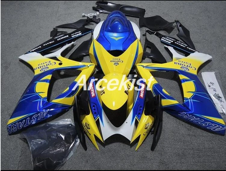НОВЫЕ комплекты обтекателей из АБС-пластика подходят для Suzuki 2006 2007 GSXR600 GSXR750