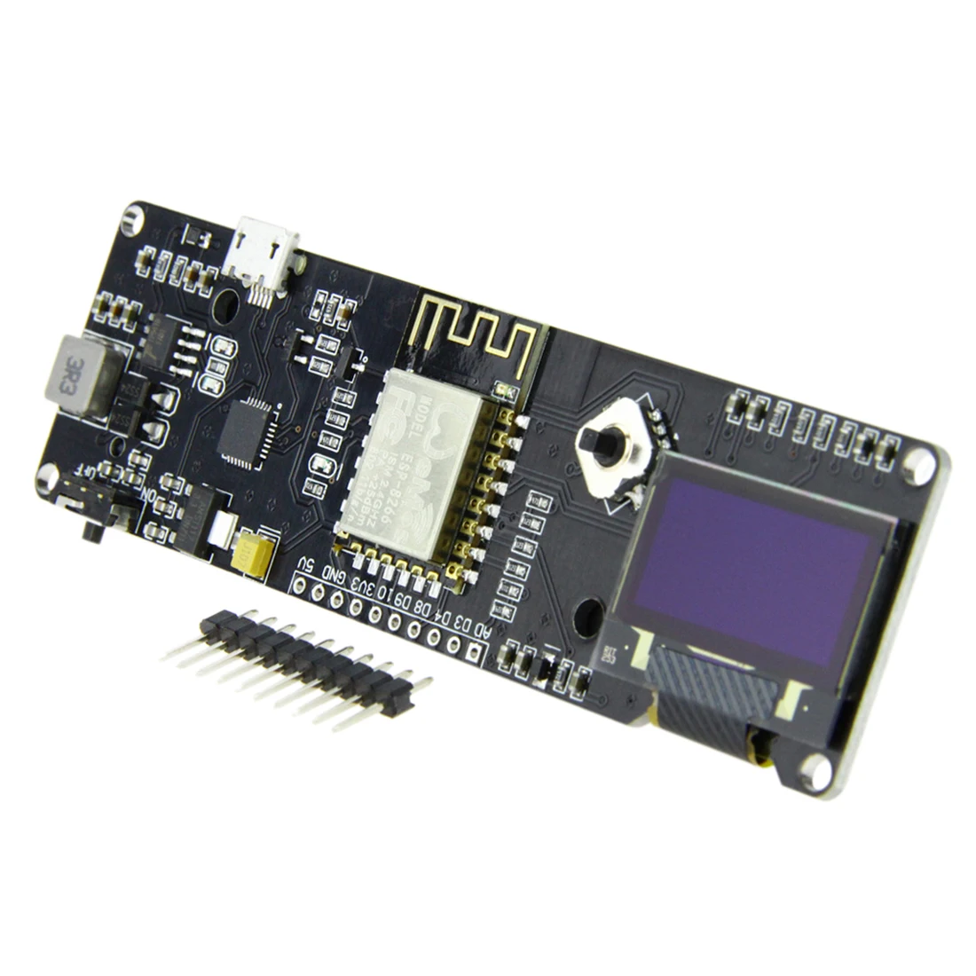 ESP8266 для NODEMCU с 0,96 дюймовым OLED удлинителем температуры и влажности, макетная плата, Метеостанция Wifi для Arduino
