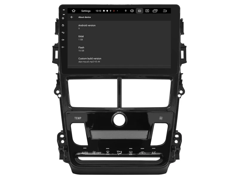Top Gift Camera Car Radio for Toyota Vios Yaris 2018 AT Android 9.0 GPS Navigation Bluetooth Touch screen Car Audio Stere Multimedia 2